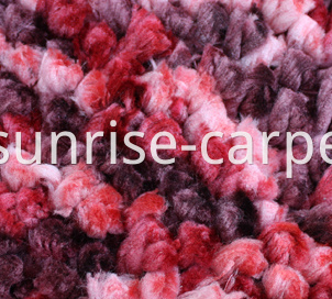 Space Dyed Thick Yarn Carpet Rug